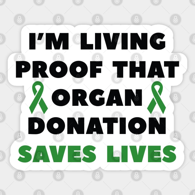 Organ Donation Saves Lives Sticker by CreativeJourney